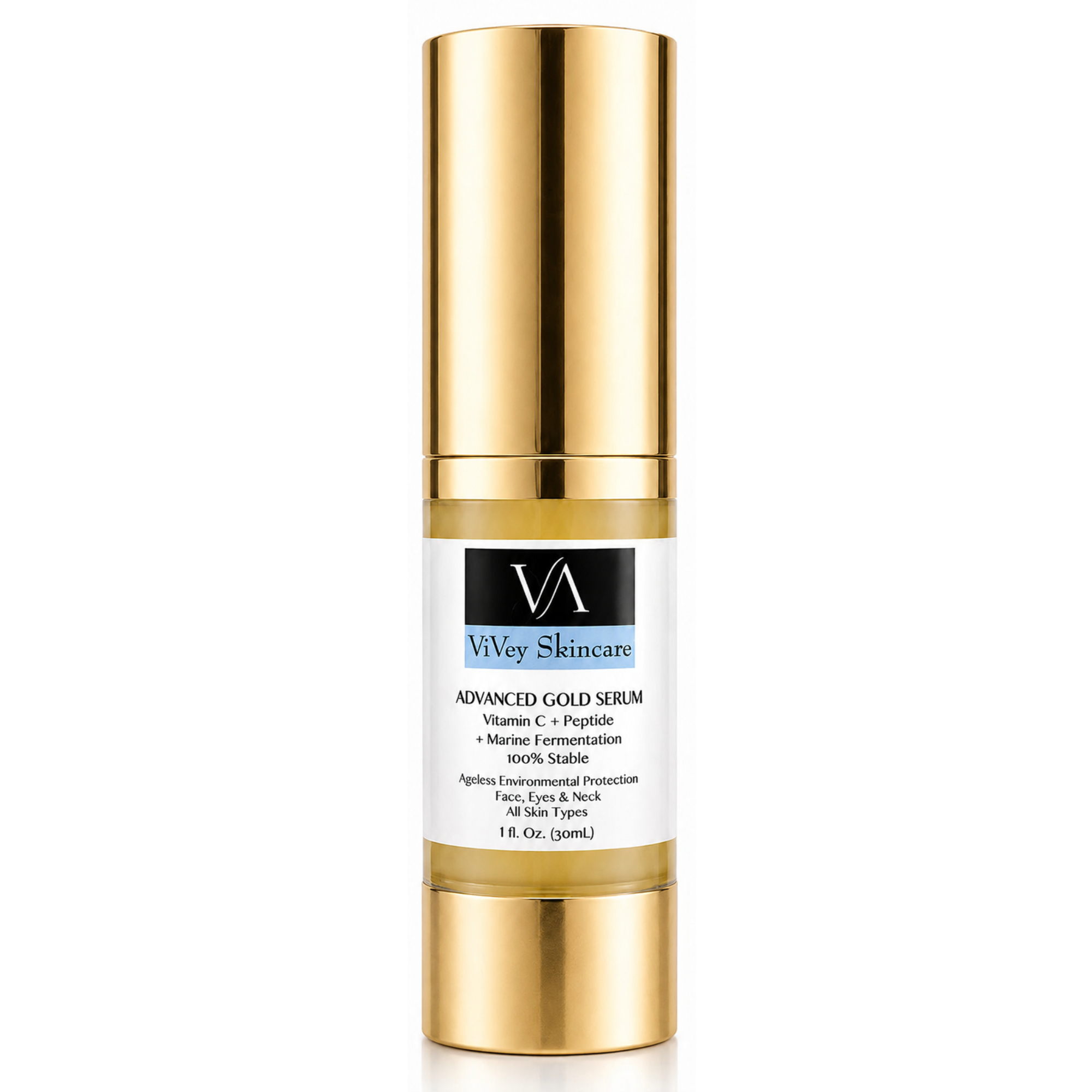 フェイスクリーム HACWAS G Serum Gold Conditioner 30ml Advanced Gold Serum with Vitamin C + Peptides & Marine